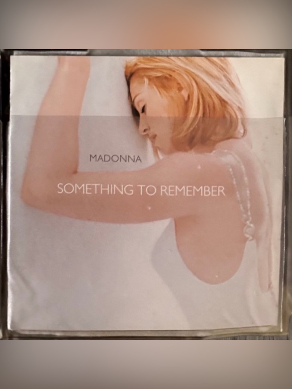 Madonna Something To Remember CD and Insert Only
